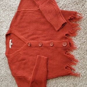 Knit Sharkbite Cardigan